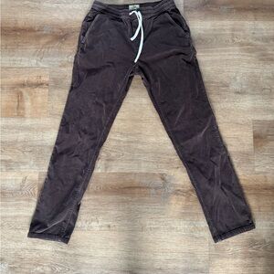 Marine Layer Saturday cord pant corduroy brown medium pants